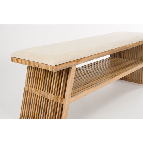 Housecraft Living Djia Bankje Teak Hout - Bruin - vtwonen shop