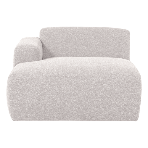 WOOOD chaise longue bank links Mojo Base - Bouclé - Ecru - 74x112x162