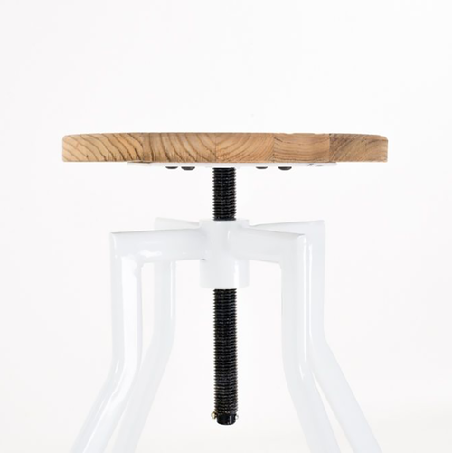 Legend Hoge draaibare kruk wit - in hoogte verstelbaar - vtwonen shop