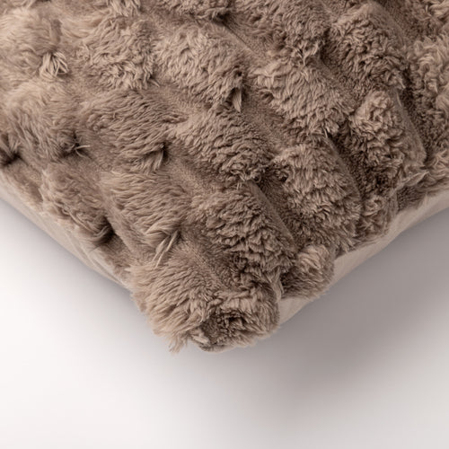VIVA - kussenhoes 45x45 cm - superzacht - 100% gerecycled - Driftwood - taupe
