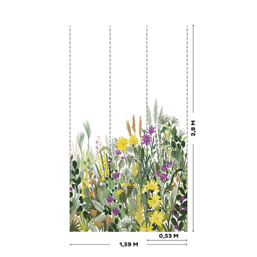 Art for the Home Fotobehang - Garance Bloemen - 280x159cm