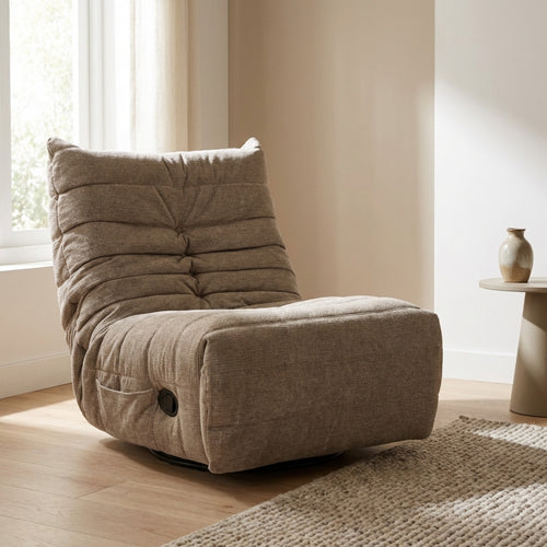 Starfurn Relaxfauteuil Zen - Taupe - Draaibaar - 97x78x90cm