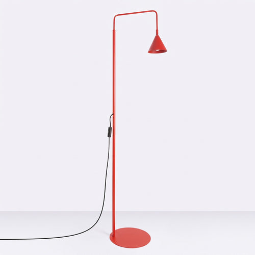 Sollux Lighting Vloerlamp NOX rood - 30x30x165cm