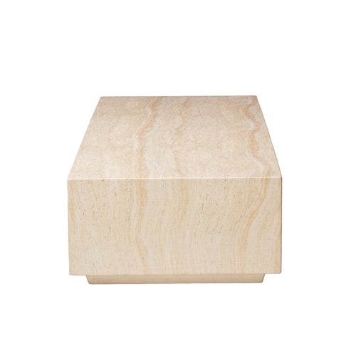 DÉJA Living Salontafel Ribe - Lichtbruin Composiet - 140x60x32cm