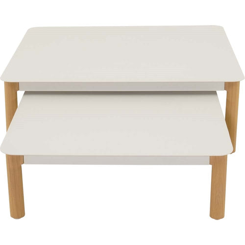 Lesli Living loungebank Mezio - beige - 86x86x28cm