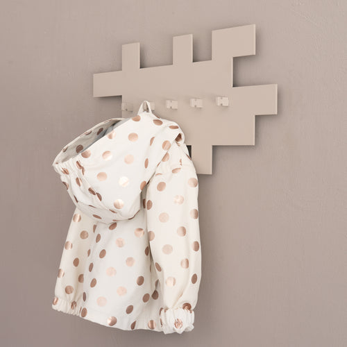 Spinder Design kapstok Tetromino - Silky Taupe - 5 haken - vtwonen shop