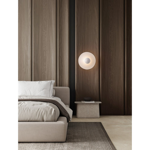 Nova Luce EDEM Wandlamp Zandwit LED 9W 315lm 3000K