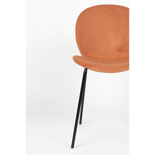 Zuiver Bonnet Eetkamerstoelen Terracotta Bruin - Set van 2 - vtwonen shop