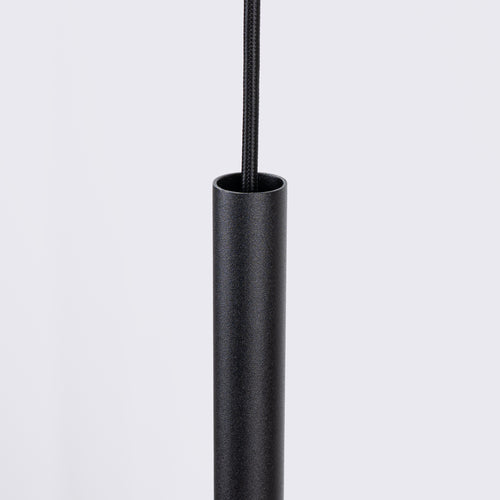 Sollux Lighting Hanglamp FELTRO 1 zwart/beige - 30x30x126cm