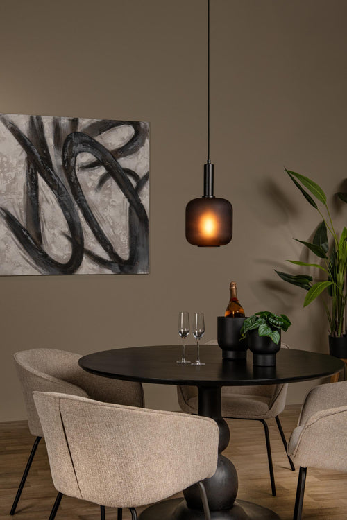 Lucide hanglamp ELOISE - 1xE27 - Zwart - vtwonen shop