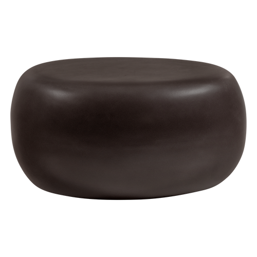 vtwonen bijzettafel Pebble - Betonlook - Donkerbruin - 31x65x49