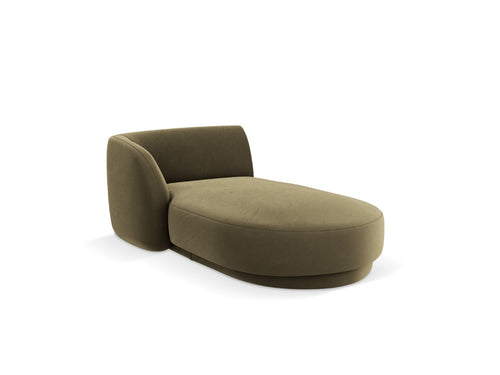 Micadoni - Linker meridiaan "Miley" flueel, groente - 156x90x70cm