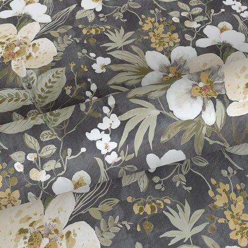 Sanders & Sanders behang bloemen donkergroen - 53 cm x 10 m - 640393 - vtwonen shop