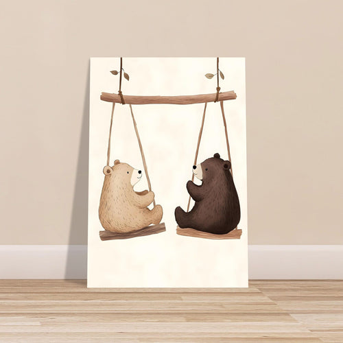 Artfulprints  Berenvriendjes   poster 50x70 cm - vtwonen shop