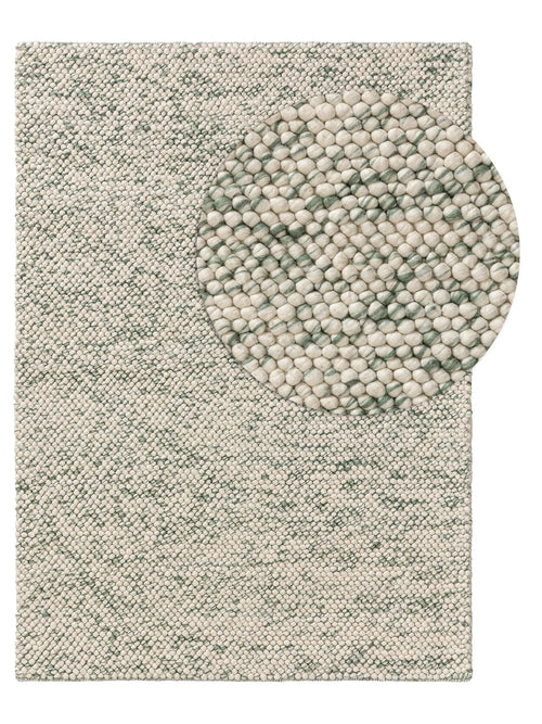 benuta kindervloerkleed Beady - groen - 90x130 cm