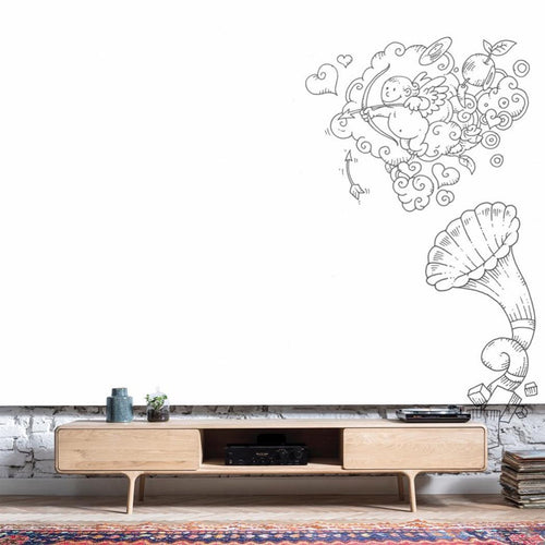 Gazzda Fawn Lowboard TV meubel Naturel - 2 Lades - 220 cm - vtwonen shop