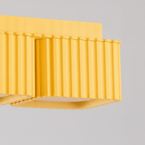 Sollux Lighting Plafondlamp RIFF 2 geel Gx53 - 20,5x10x8cm