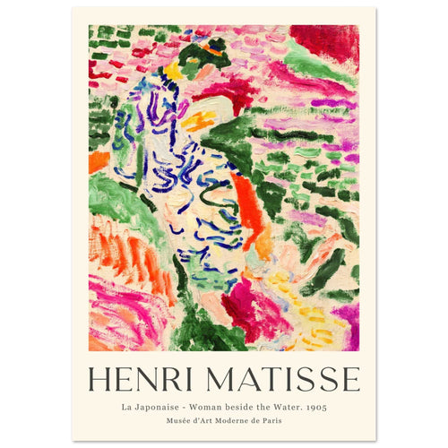 Artfulprints Poster Matisse - La japonaise 1905   - 50x70 cm - Meerkleurig