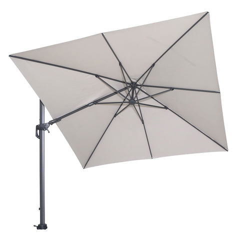 Hawaii parasol - 300x300 cm - carbon black - zand - vtwonen shop