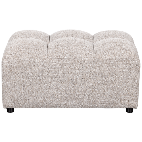 WOOOD hocker Allure - Geweven Stof - Naturel Melange