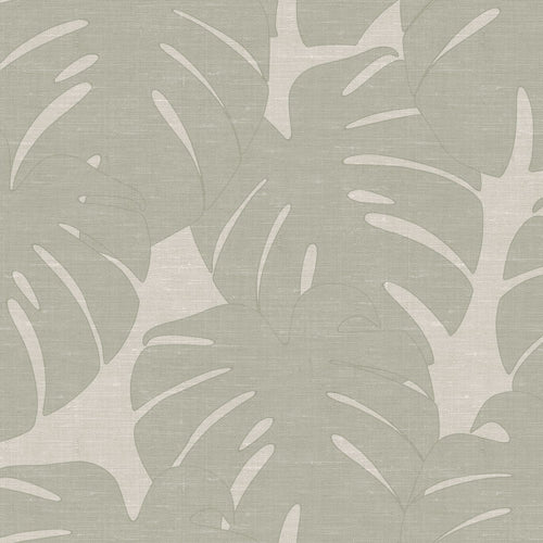 Origin Wallcoverings behang bladeren met geweven structuur donker beige - 0,53 x 10,05 m - 347761 - vtwonen shop