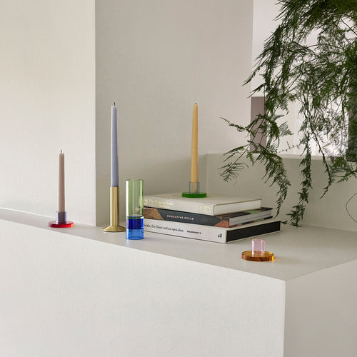 Hübsch kandelaar Astra - kristal - ø7xh3,5cm