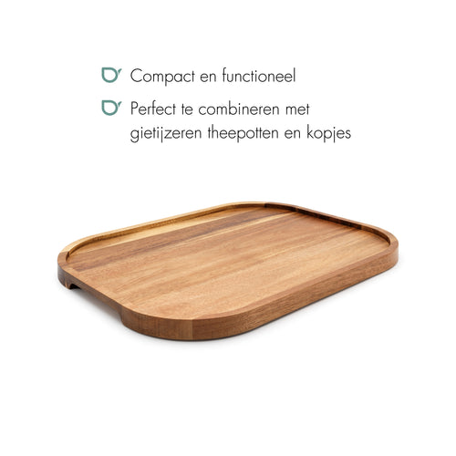 Bredemeijer - Dienblad Kyoto rechthoekig acacia - vtwonen shop