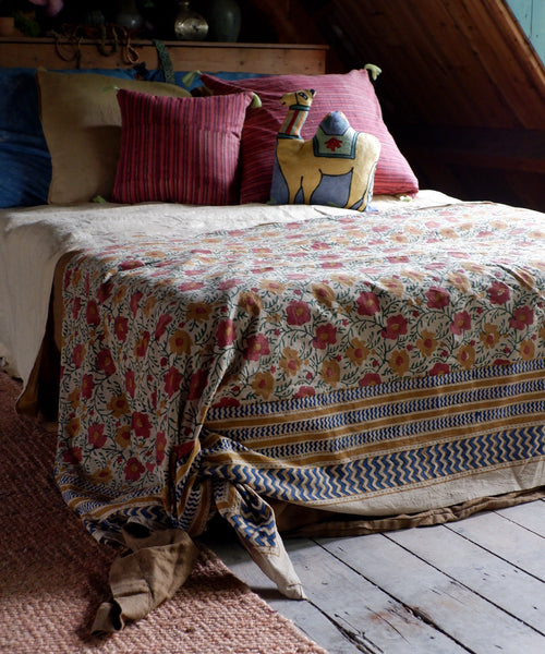 Doing Goods Evy Plaid in draagtas - 220 x 140 cm - 100% katoen