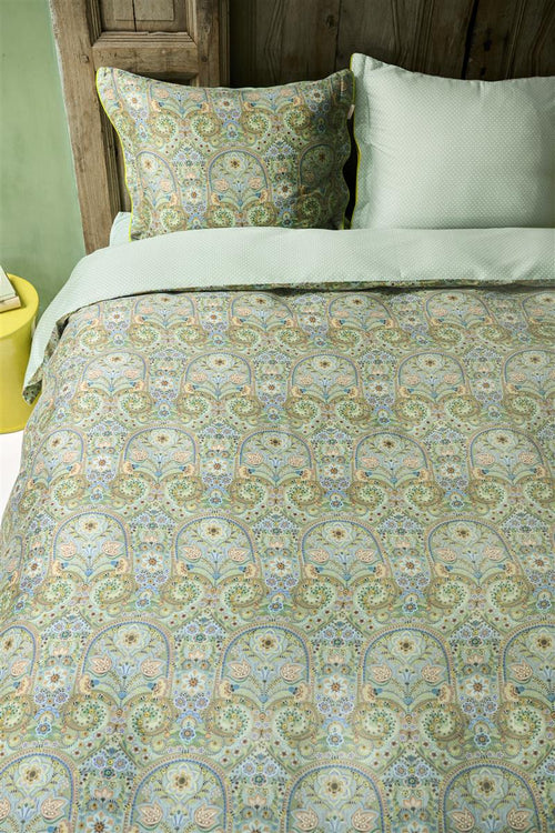 Pip Studio dekbedovertrek Kikoy - 240x200/220 cm - groen