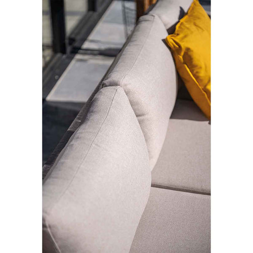 Garden Impressions lounge dining set Alora grey sand - 5-delig links