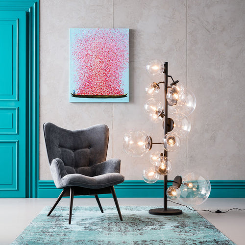 Kare Design Fauteuil Vicky fluweel grijs - vtwonen shop