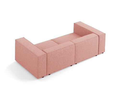 Cosmopolitan Design Bank Arendal 3-zits, chenille, roze - 102x204x70cm