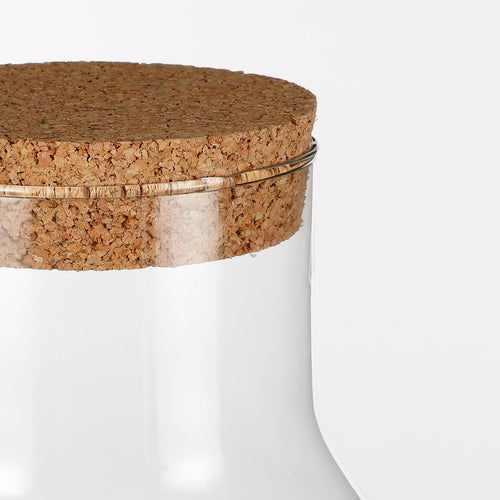 Mica Decorations Emily Voorraadpot - H25 x Ø23 cm - Gerecycled Glas - Transparant - vtwonen shop