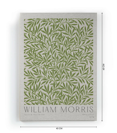 Canvas 60x40 Morris Tuin