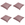 Madison sierkussen Best deal - beige - 45x45x10cm - set van 4