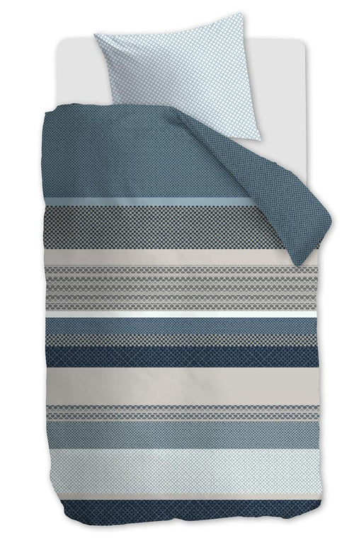 Beddinghouse dekbedovertrek Lennart - 140x200/220 cm - blauw - vtwonen shop
