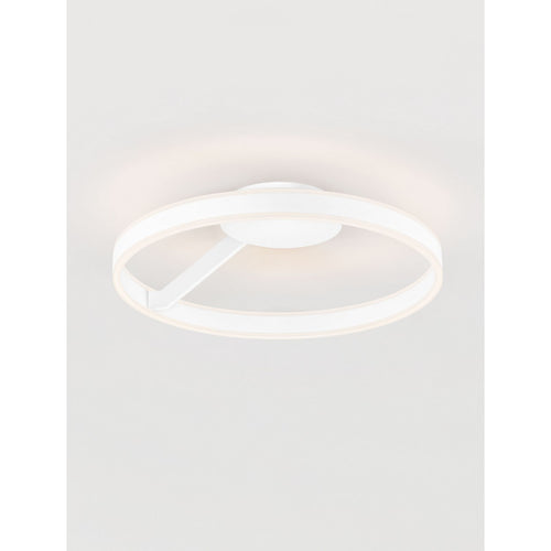 Nova Luce BIANCO Geïntegreerde LED-plafondlamp, halfverzonken, zandwit, Triac dimbaar, 40W, 2580lm, 2700-3000-4000K kleurtemperatuur.