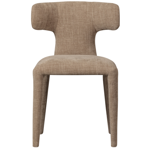 BePureHome Eetkamerstoel Permit - Polyester - Zand - 78x52x53 - vtwonen shop