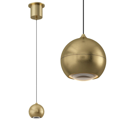 Artdelight hanglamp Miami - 1 lichts - 10  x  200   cm - goud - vtwonen shop