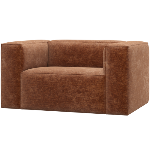 WOOOD fauteuil Bean - Chenille - Velvet Terra - 74x146x98