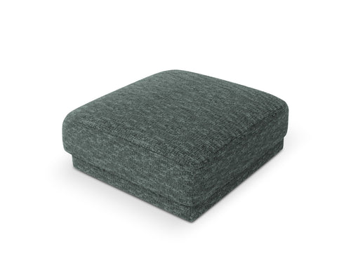 Micadoni Poef Miley chenille, olie - 90x90x40cm
