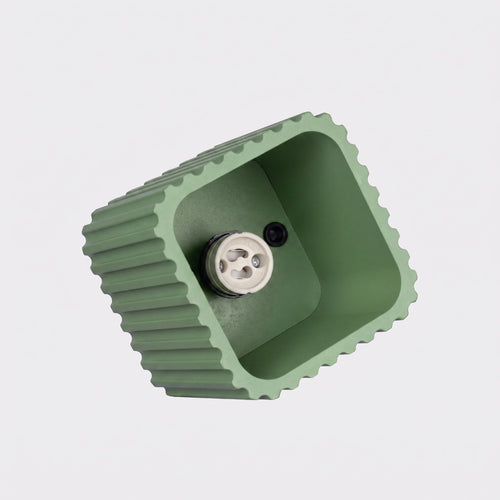 Sollux Lighting Plafondlamp RIFF 1 saliegroen GU10 - 10x10x10cm