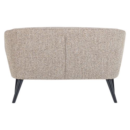 WOOOD bankje Sara - Geweven Stof - Naturel Melange - 73x110x72