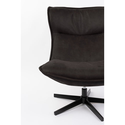 Housecraft living John Fauteuil Antraciet - Zwart - vtwonen shop