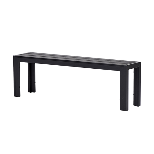 Lisomme Dylan tuinbank zwart - 132 x 30 cm - vtwonen shop
