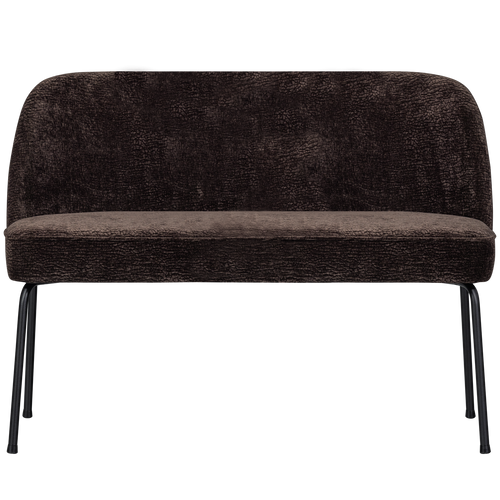 WOOOD eetbank Vogue - 3D Chenille - Donkerbruin - 83x120x59
