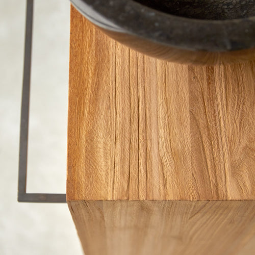 Tikamoon Massief teakhouten badmeubel, links - Naturel