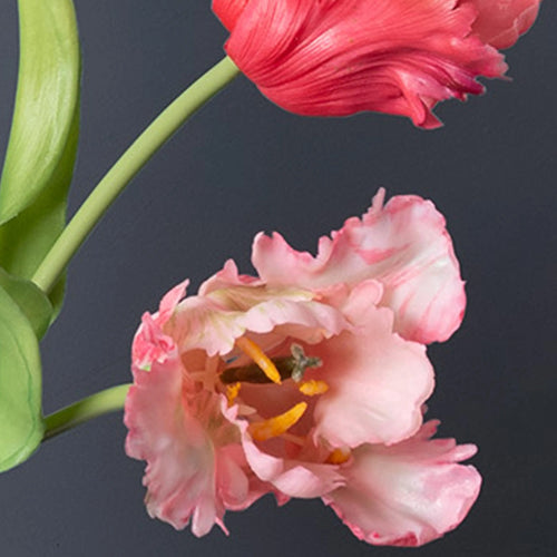 Madame Fleurie zijden boeket Gaspard - Eclectic style - met vaas - vtwonen shop