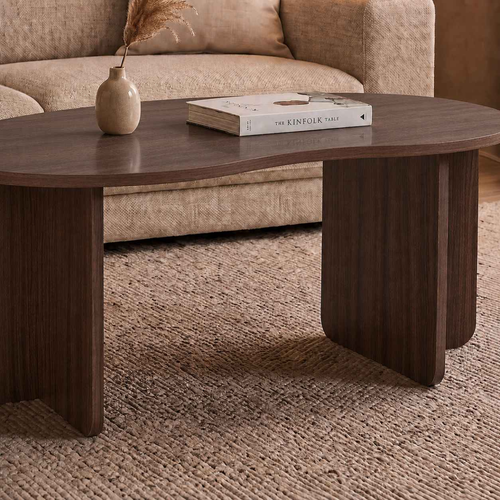 Calicosy - Salontafel MOSS - Donker hout 110x60x40 cm