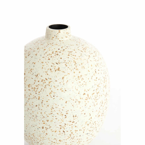 Light & Living vaas Orxeta - wit - Ø28cm - vtwonen shop